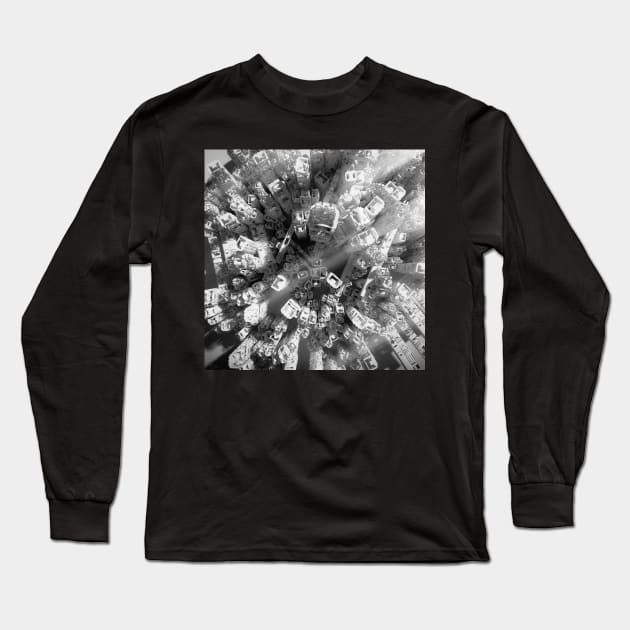 Megalopolis Long Sleeve T-Shirt by THERENDERSHOW